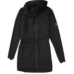 Mountain Hardwear Women's Urbanite Parka Long Water Resistant Black Jacket Shell